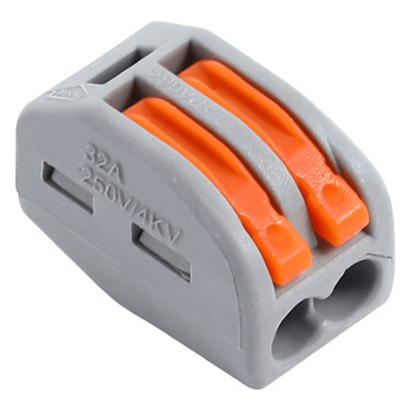 2 Way Lever Wire Connector Terminal Block for CCTV Power Distribution