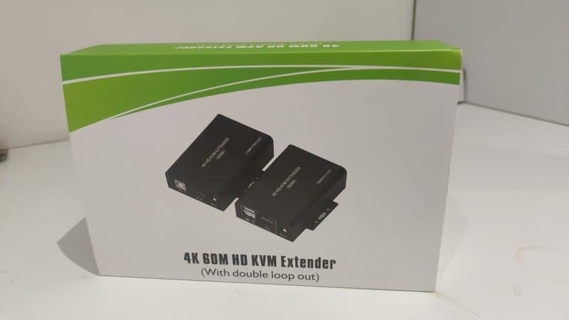 4K HDMI KVM USB Extender Over Cat5e/Cat6 60m