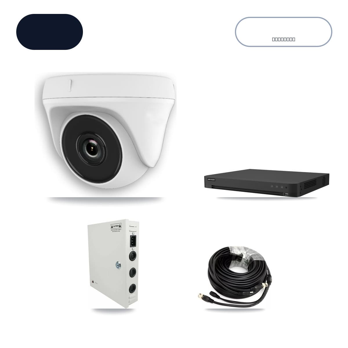 Hikvision iDS-7216HUHI-M2/XT 16-Channel DVR CCTV Kit — 16× HDT-2MP-N20W-2.8MM 2MP Cameras + 10TB HDD