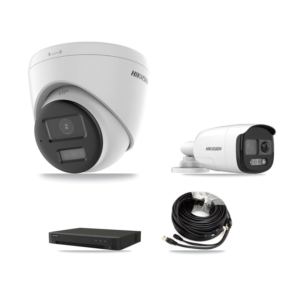 Hikvision 16-Channel 5MP CCTV Kit — 1 DS-2CE12KF3T Bullet + 5 DS-2CE78K0T Turret Cameras + 8TB Recording