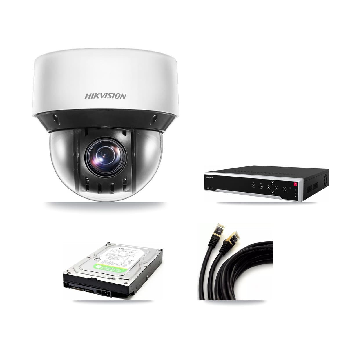 Hikvision 32-Channel 4MP CCTV Kit — 1 DS-2DE4A425IW PTZ Camera + 1TB Recording - Image 1