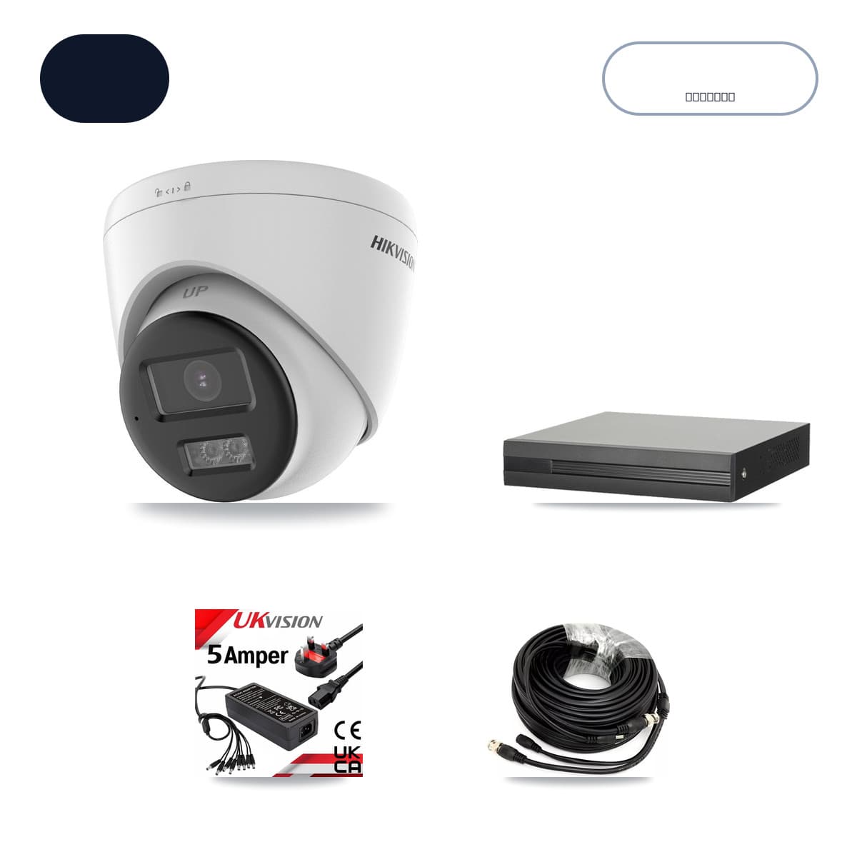 XVR-3116HS-5MP-LITE 16-Channel DVR CCTV Kit — 8× Hikvision DS-2CE78K0T-LTS 5MP Cameras + 6TB HDD