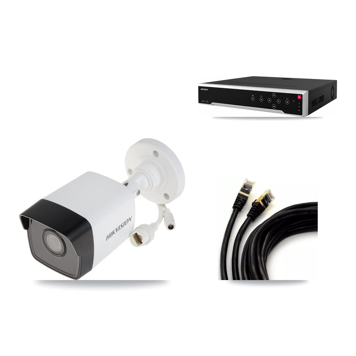Hikvision 32-Channel 5MP CCTV Kit — 6 DS-2CD1053G0 Bullet Cameras + 8TB Recording