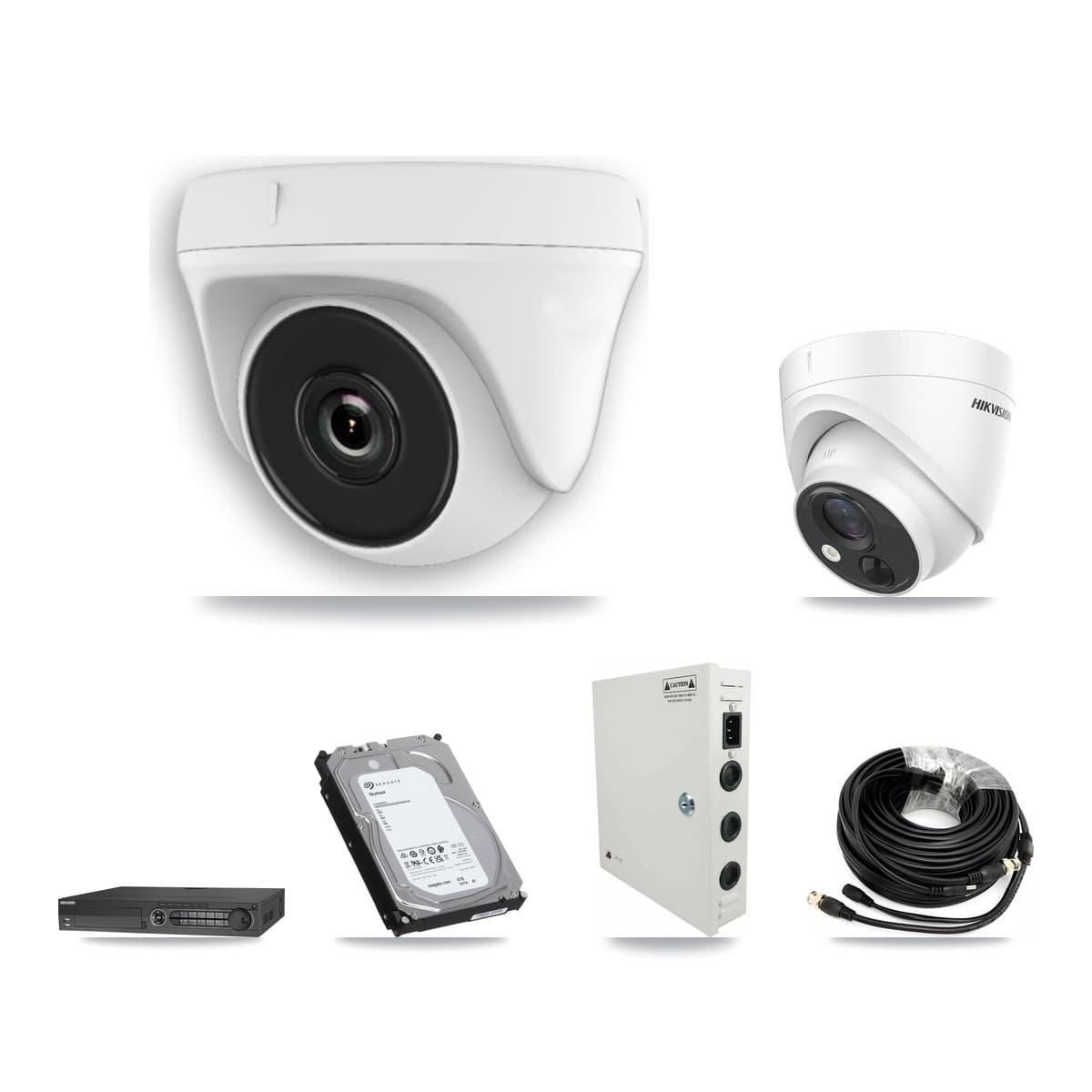 Hikvision 32-Channel 2MP – 5MP CCTV Kit — 3 5MP Turret + 6 2MP Dome Cameras + 6TB Recording - Image 1
