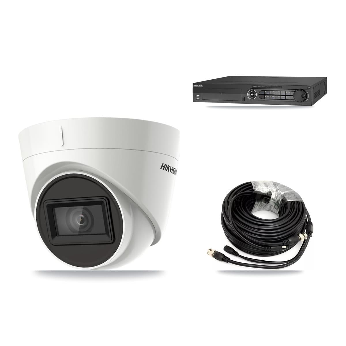 Hikvision 32-Channel 4K CCTV Kit — 6 DS-2CE78U1T Turret Cameras + 2× 8TB Recording