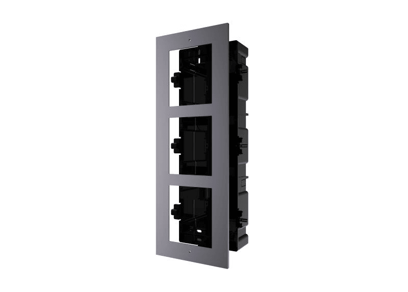 Hikvision DS-KD-ACF3 Flush Mount Frame 3 Module Intercom Mounting - Image 1