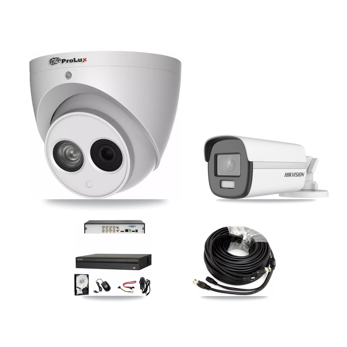 8-Channel 4MP – 4K CCTV Kit — 1 4K Bullet + 4 4MP Turret Cameras + 8TB Recording (XVR-3108AD Recorder) - Image 1
