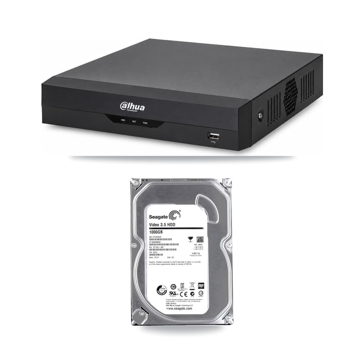 Dahua XVR5104HS-I3 4-Channel DVR + 1TB Recording