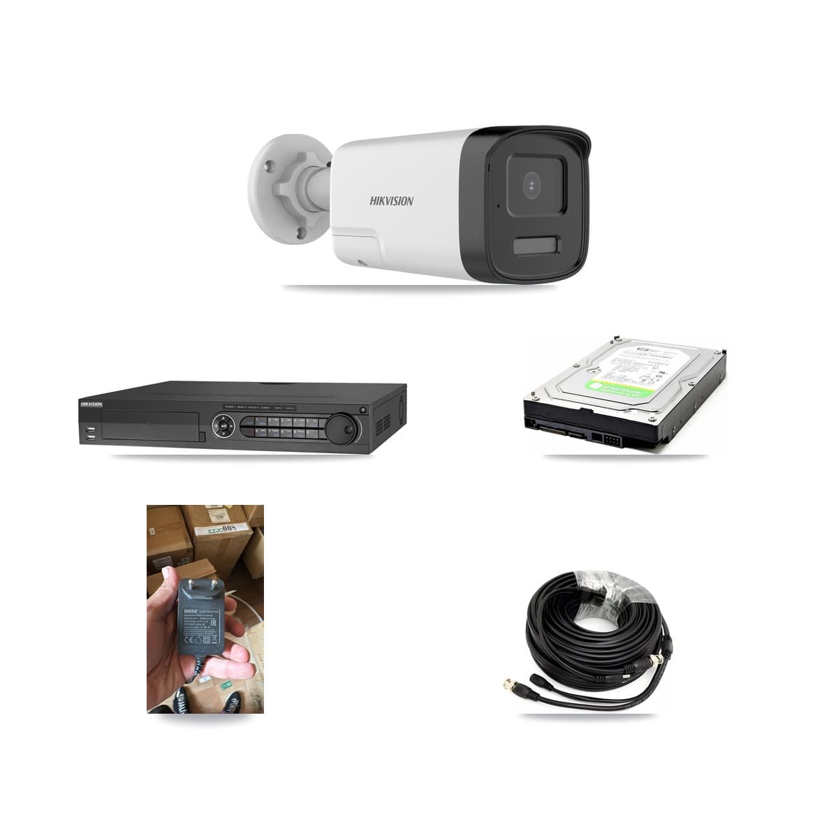 Hikvision 32-Channel 5MP CCTV Kit — 1 DS-2CE17K0T Bullet Camera + 1TB Recording (DS-7332HQHI Recorder)