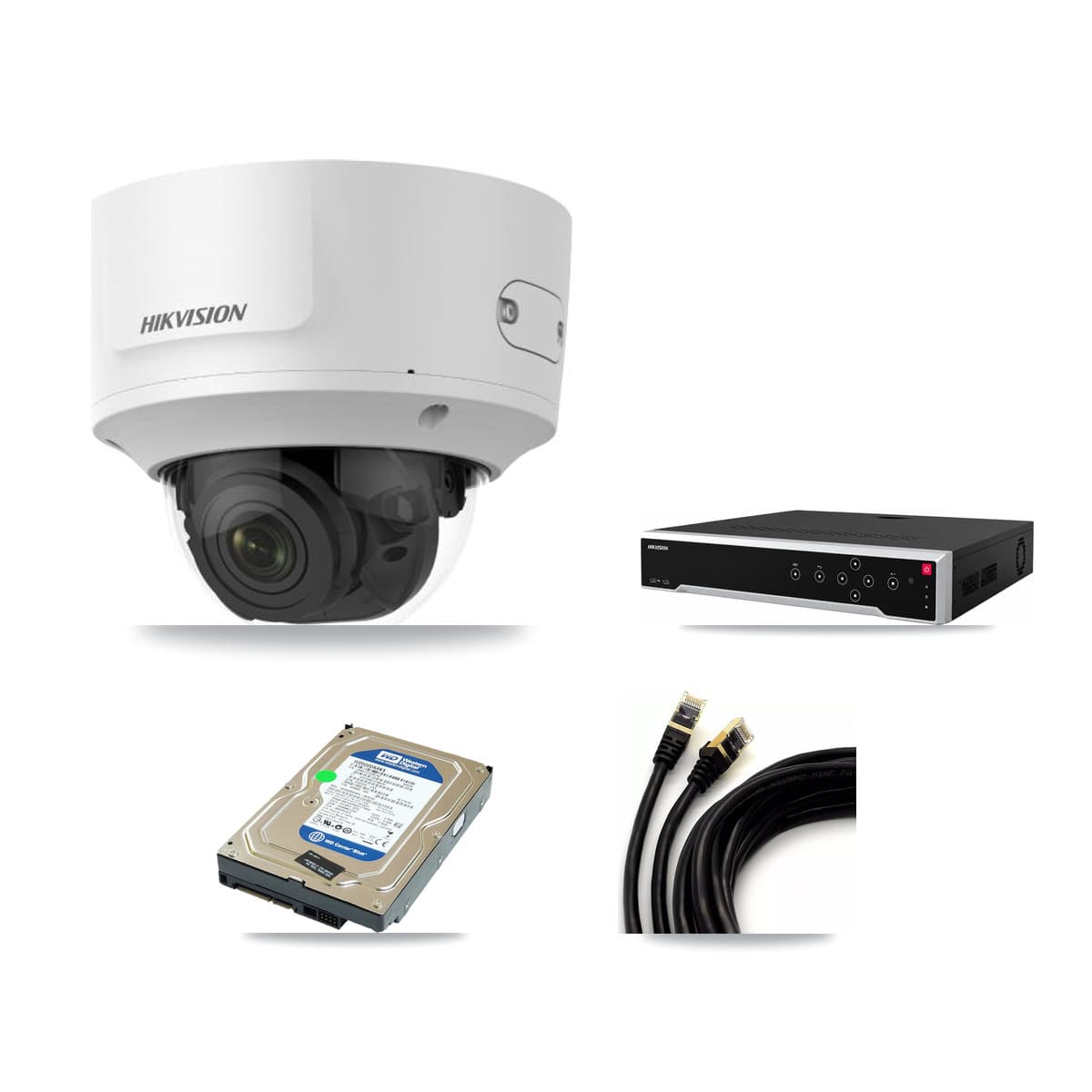 Hikvision 32-Channel 2MP CCTV Kit — 1 Dome Camera + 500GB Recording