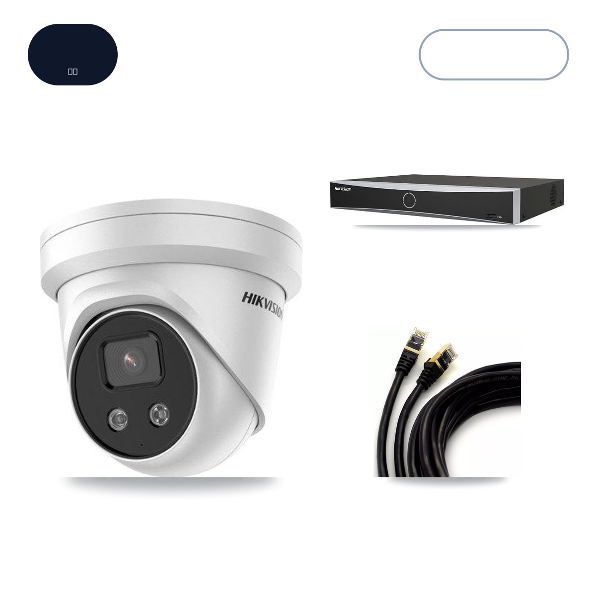 Hikvision DS-7604NXI-K1/4P 4-Channel NVR CCTV Kit — 3× DS-2CD3356G2-ISU 5MP Cameras + 4TB HDD
