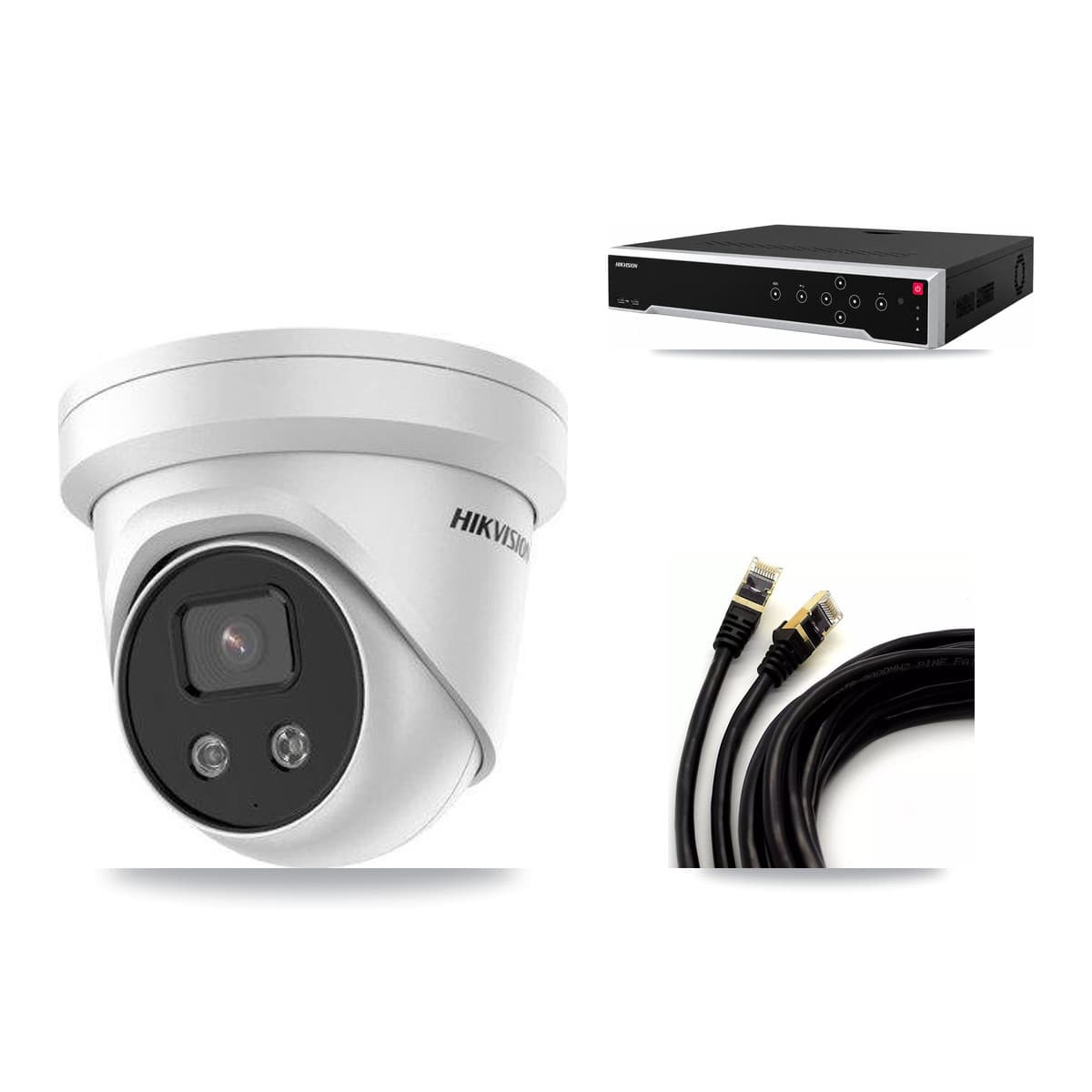 Hikvision 32-Channel 5MP CCTV Kit — 6 DS-2CD3356G2 Turret Cameras + 8TB Recording