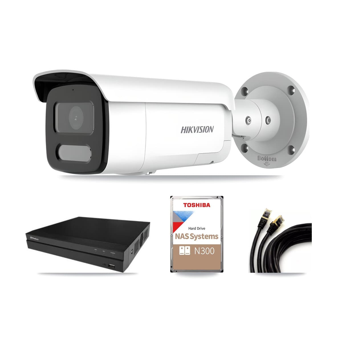 Hikvision & Prolux 16-Channel 4MP CCTV Kit — 14 Bullet Cameras + 18TB Recording