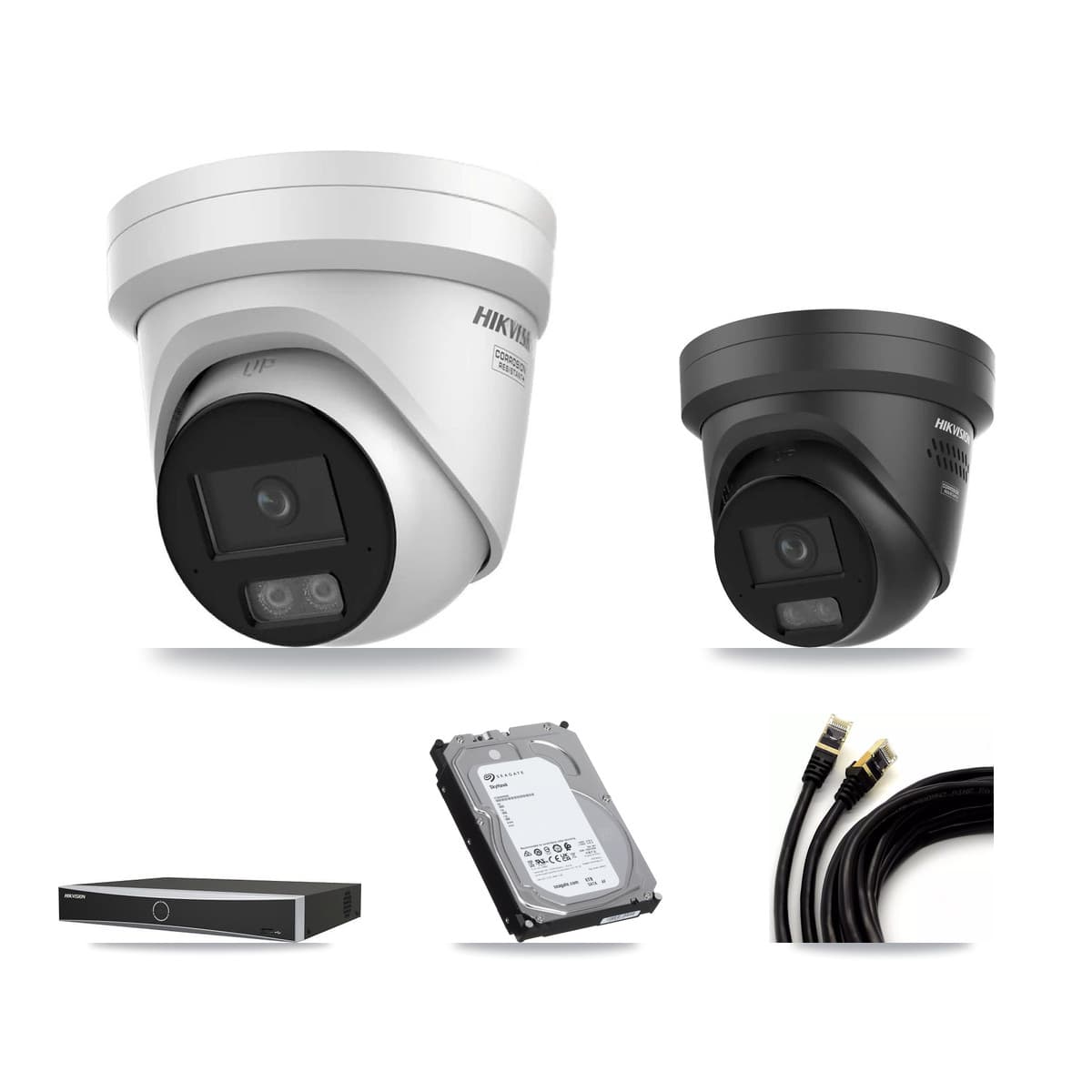 Hikvision 4-channel CCTV kit