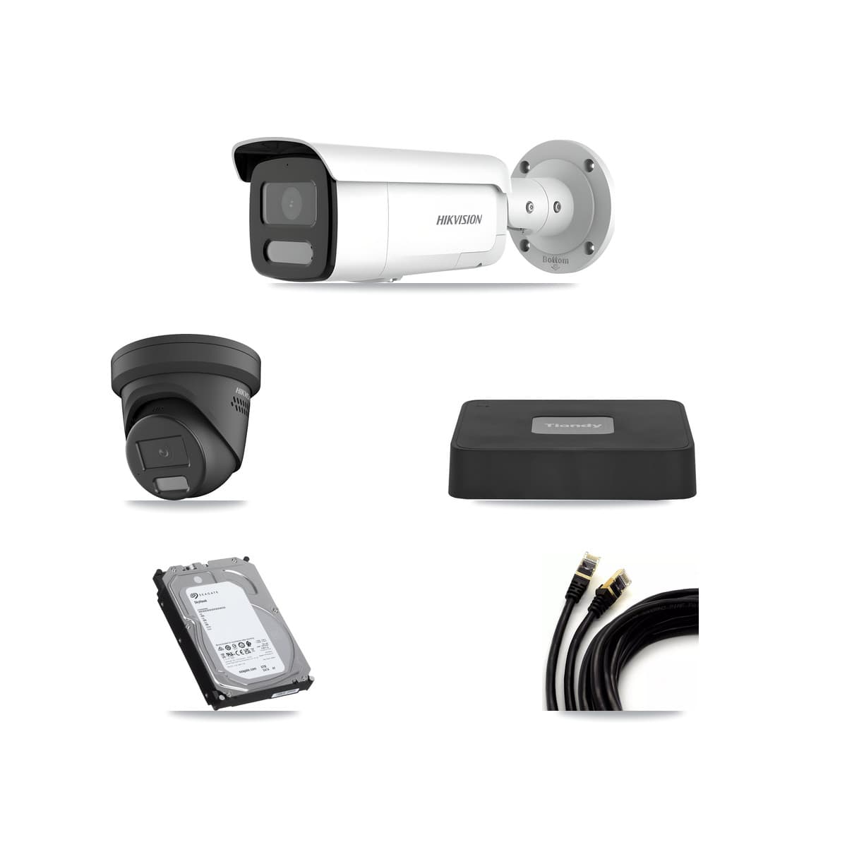 Tiandy 4-channel CCTV kit