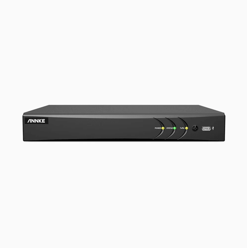 ANNKE 3K Lite 8 Channel Hybrid 5-in-1 CCTV Digital Video Recorder, Human & Vehicle Detection, H.265+, Supports up to 8 BNC Cameras & 2 IP Cameras