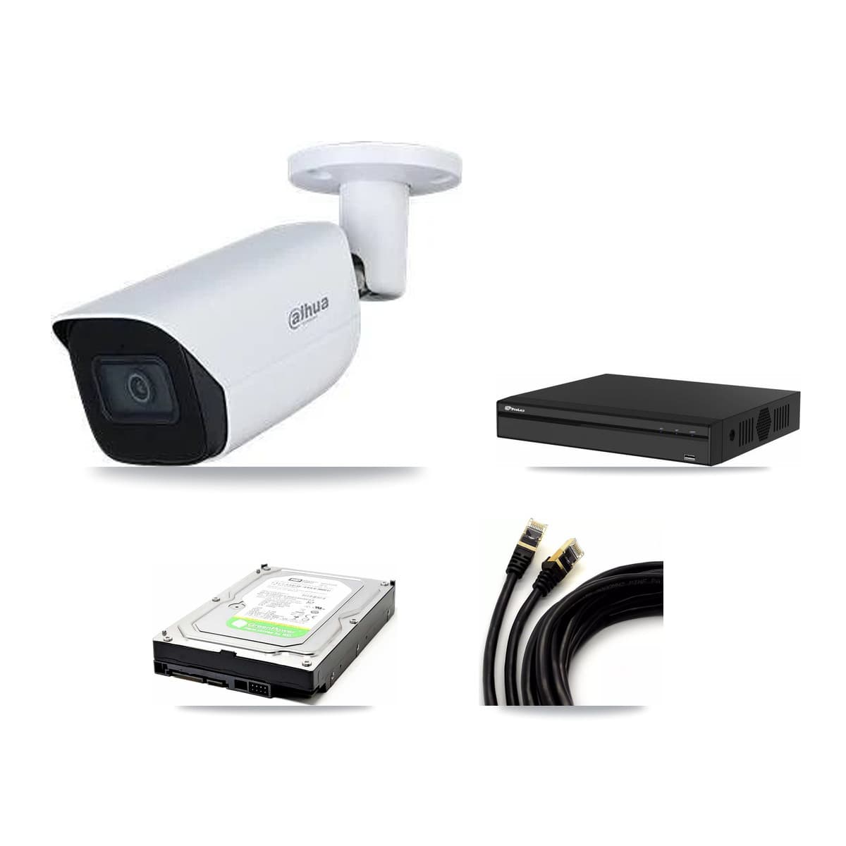 Dahua & Prolux 4-Channel 5MP CCTV Kit — 1 Bullet Camera + 1TB Recording