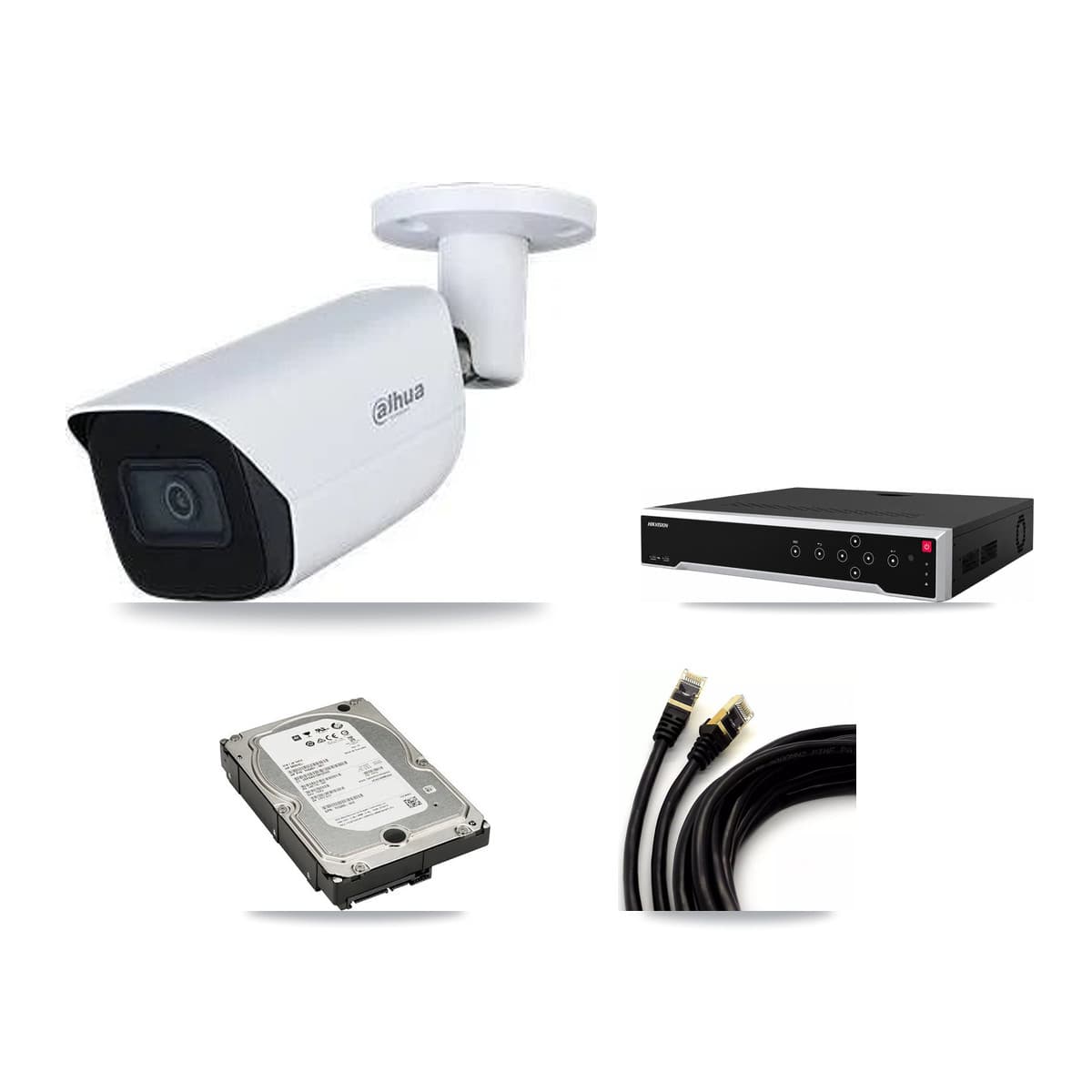 Dahua & Hikvision 32-Channel 5MP CCTV Kit — 4 Bullet Cameras + 5TB Recording - Image 1