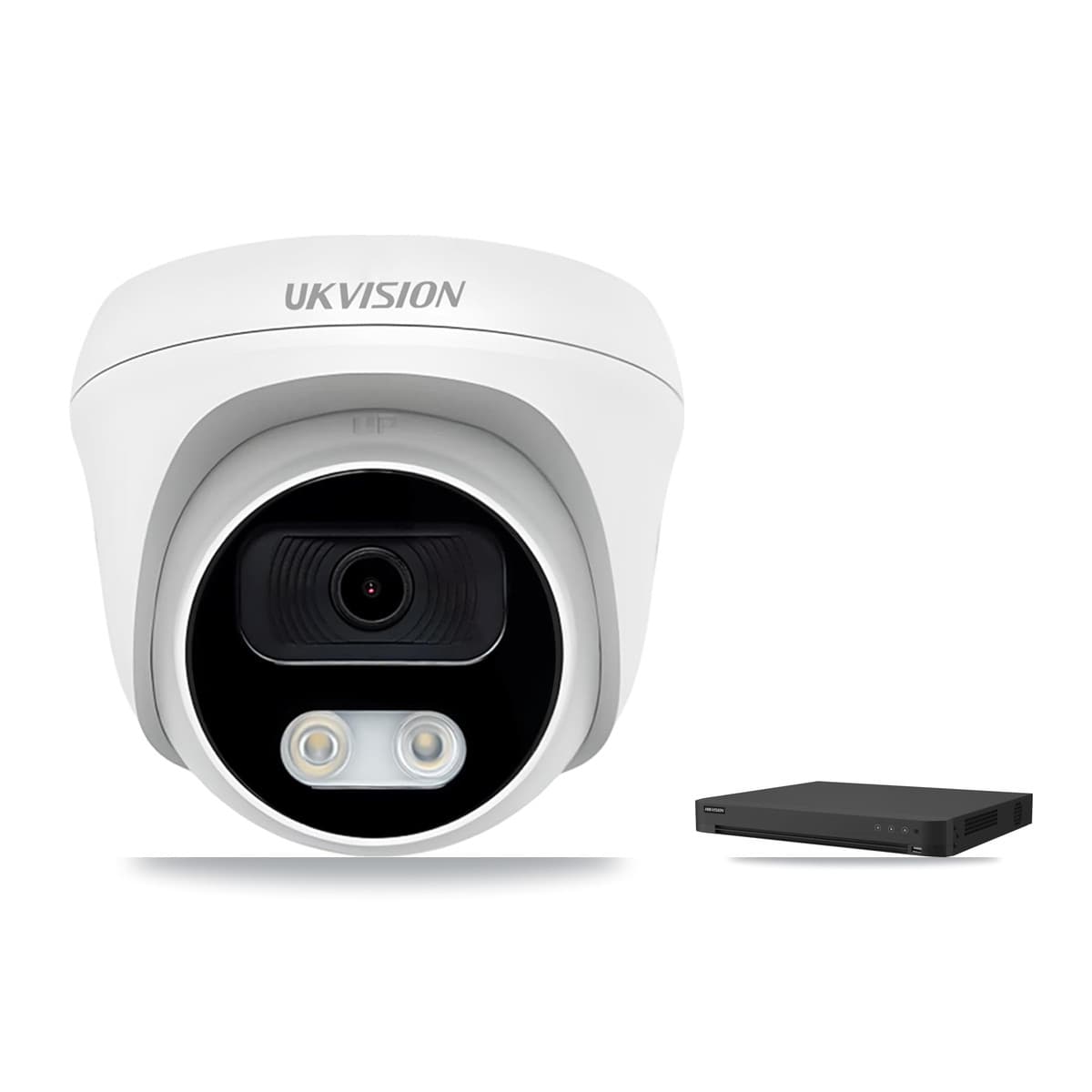 Hikvision 16-Channel 4K CCTV Kit — 10 UKVISION Cameras (IDS-7216HUHI Recorder)