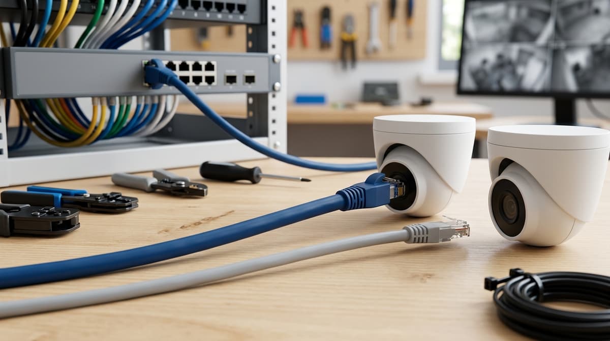 Cat6a vs Cat5e for CCTV: Which Cable?