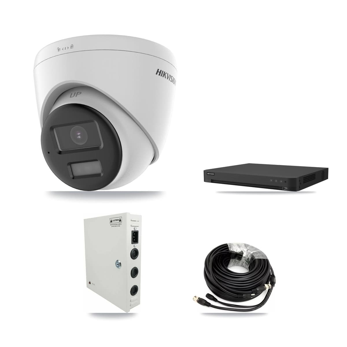 Hikvision 16-Channel 4K CCTV Kit — 12 DS-2CE78U0T Turret Cameras + 8TB Recording
