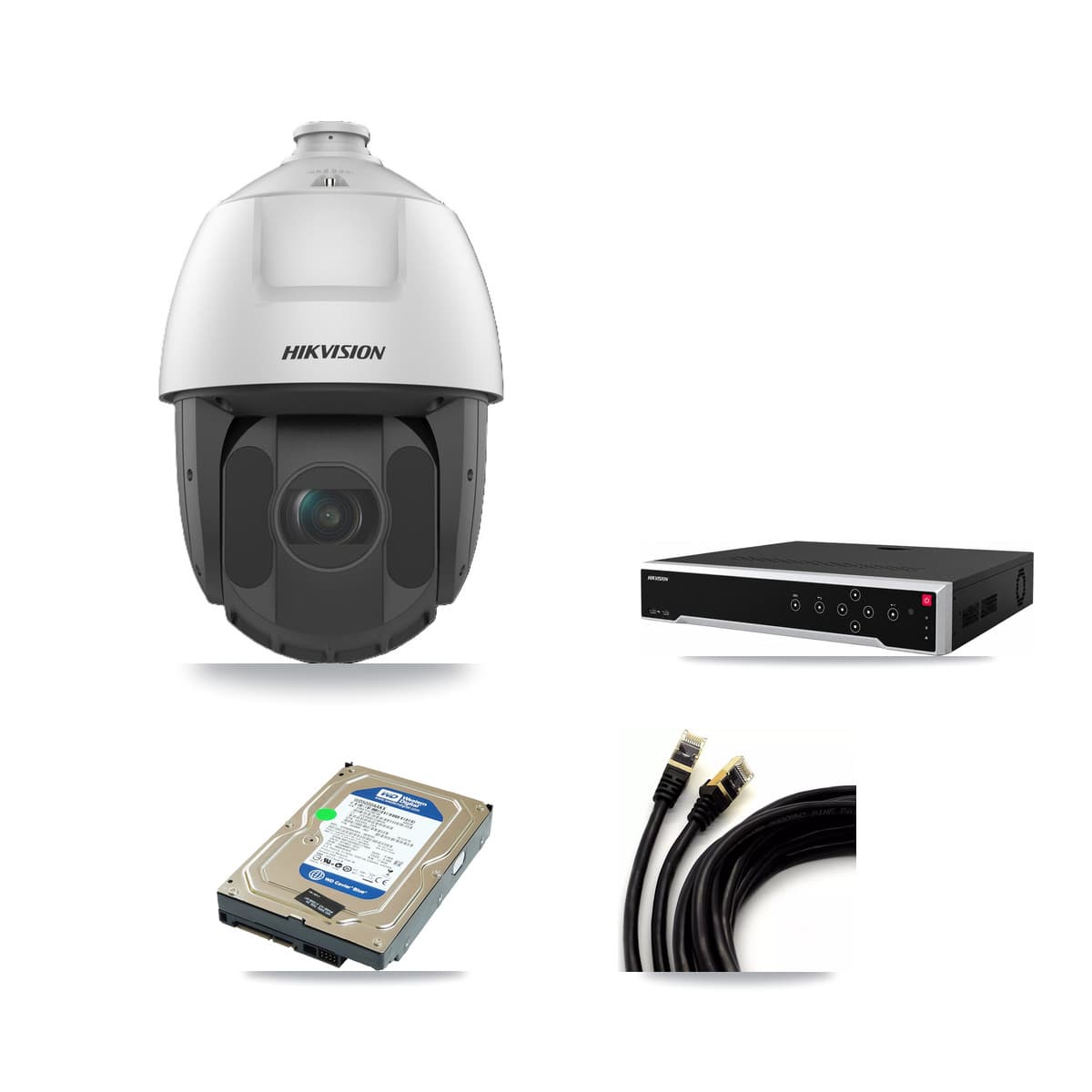 Hikvision 32-Channel 2MP CCTV Kit — 1 DS-2DE5232IW PTZ Camera + 500GB Recording - Image 1