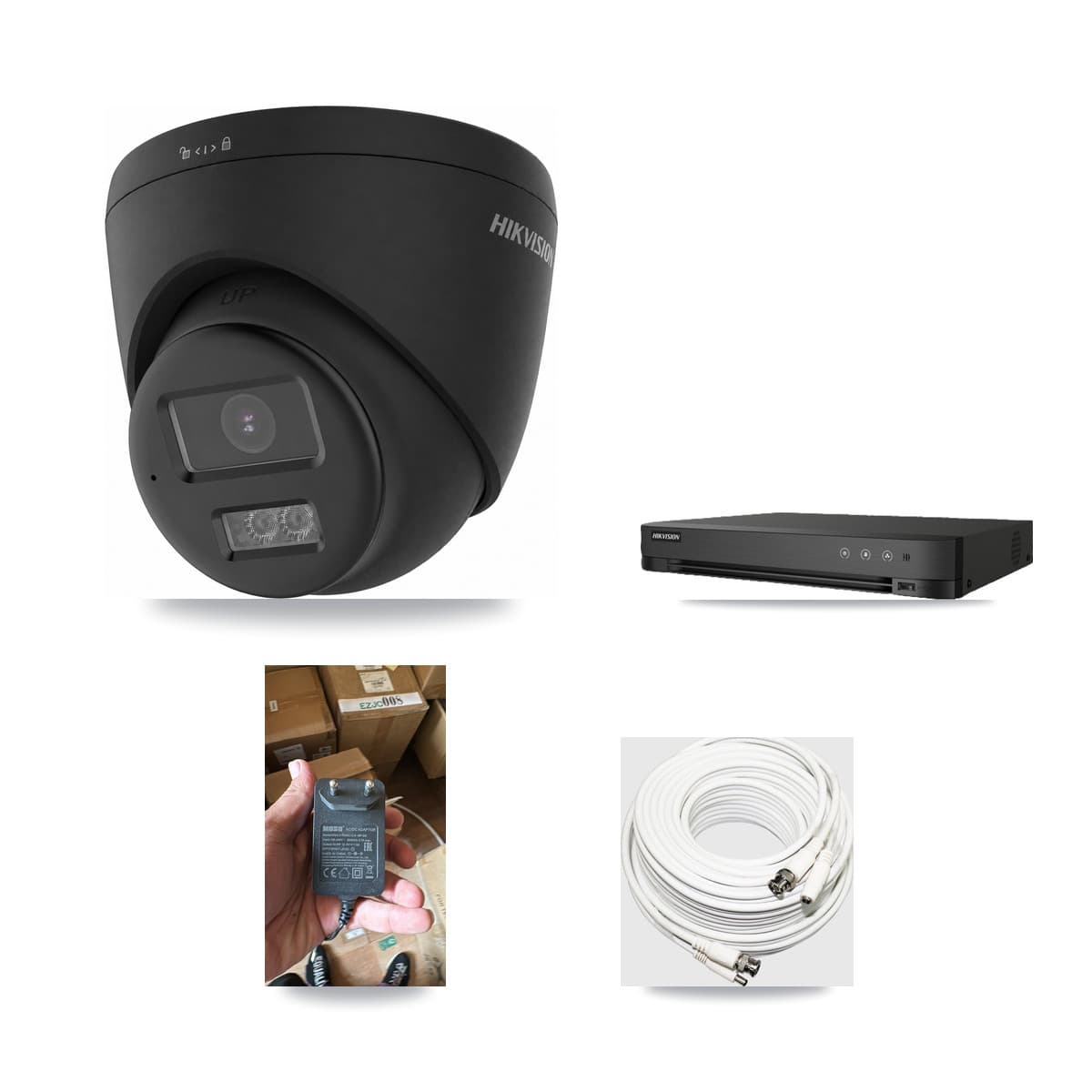 Hikvision 8-channel CCTV kit: 1 camera (1× 4K Turret), 3TB hard drive