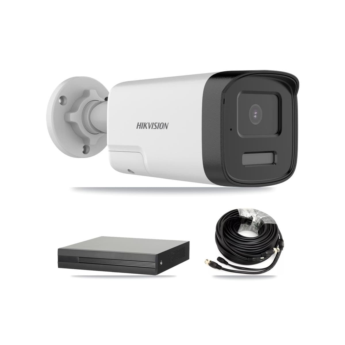 Hikvision 16-Channel 5MP CCTV Kit — 6 DS-2CE17K0T Bullet Cameras + 8TB Recording (XVR-3116HS Recorder)