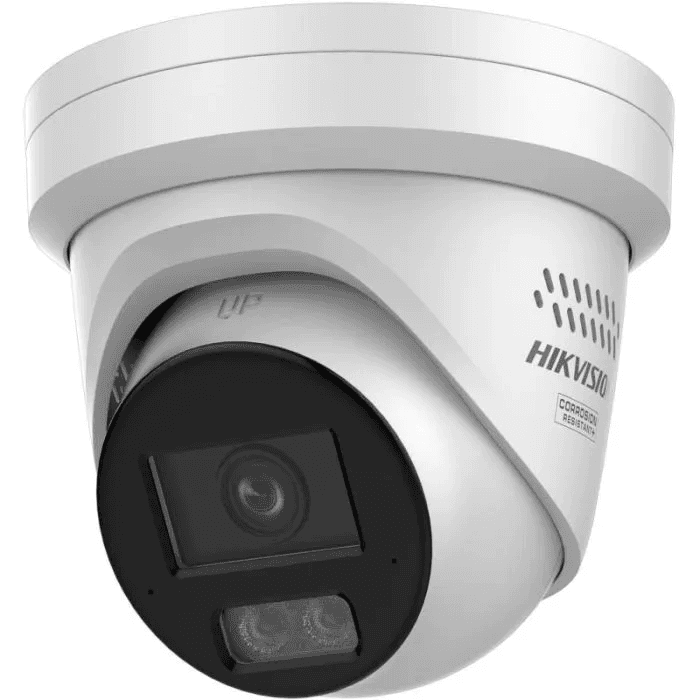 4 MP Smart Hybrid Light with ColorVu Fixed Turret Network Camera