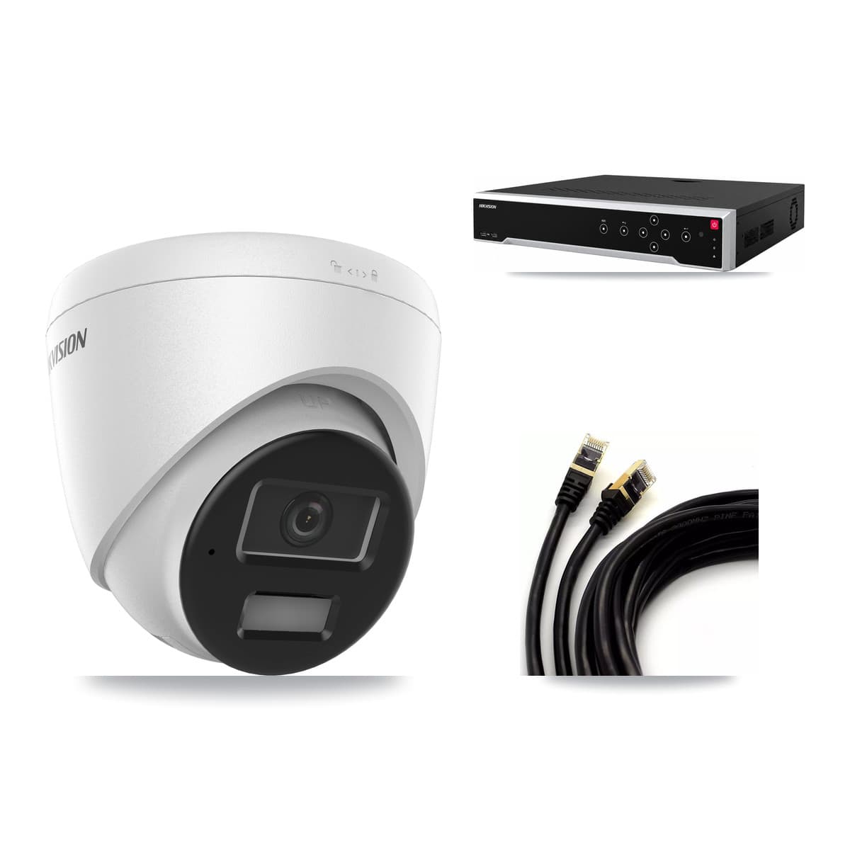 Hikvision 32-Channel 4MP CCTV Kit — 2 DS-2CD1343G2 Turret Cameras + 3TB Recording