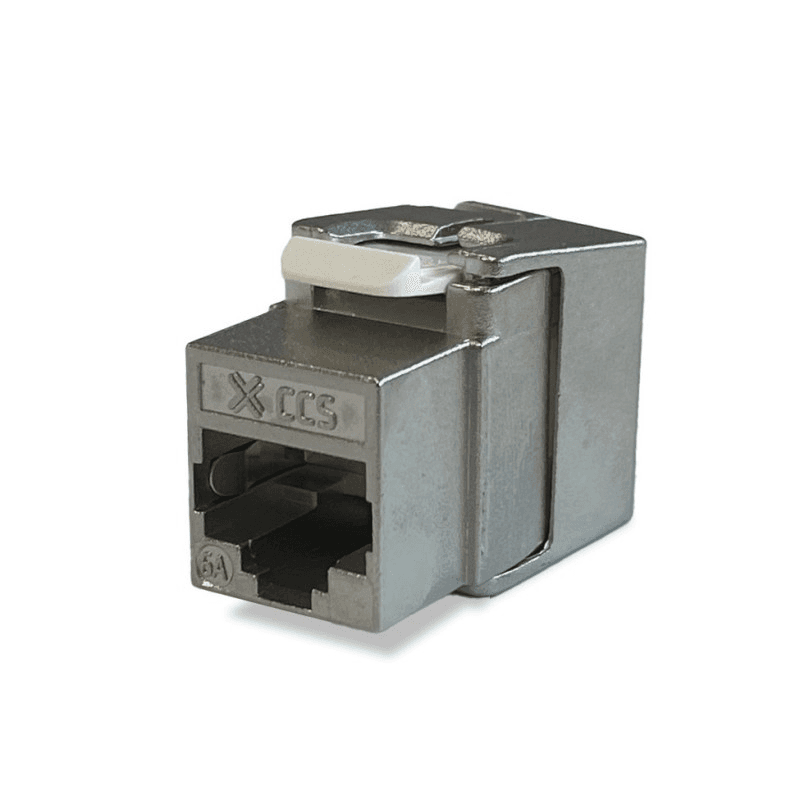 Cat6a Shielded Keystone Jack PoE RJ45-CAT6A-JACK-SHIELDED-Tool-Less-Keystone-Module