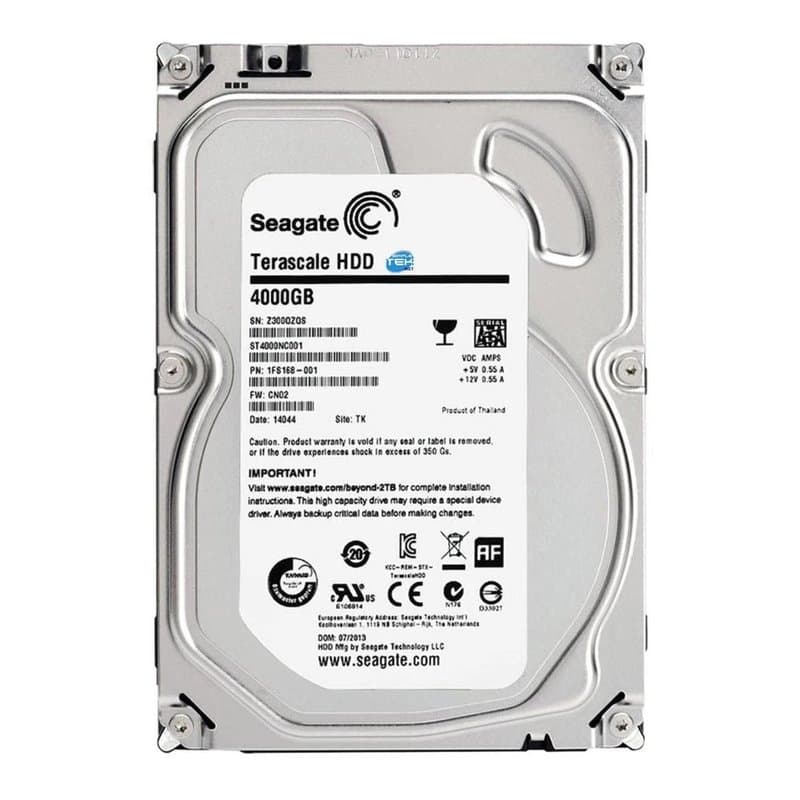 4TB 3.5-inch SATA hard drive for CCTV and surveillance systems