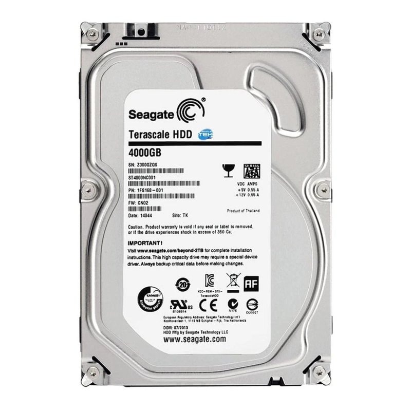 4TB - HDD 3.5" SATA Hard Drives – Free Installation with Any CCTV Kit or Package
