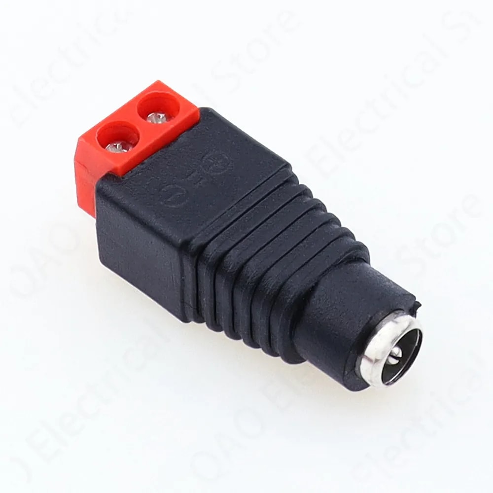 12V DC CCTV Male and Female Power Connector Plug and Socket Adapter