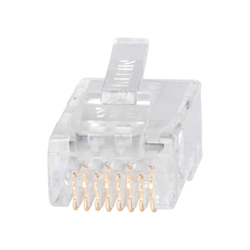 Klein Tools VDV826-764 CAT6A Shielded Pass Through RJ45 Plug 200 Pack