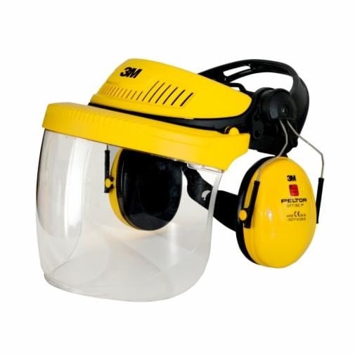 The 3M™ Headgear G500 is a versatile and comfortable solution for use as a standalone face protection system or for combined face and hearing protection. - Image 1