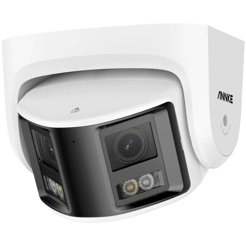 ANNKE I91DX 8MP Dual Lens Panoramic PoE IP Camera Two-Way Audio - Image 1