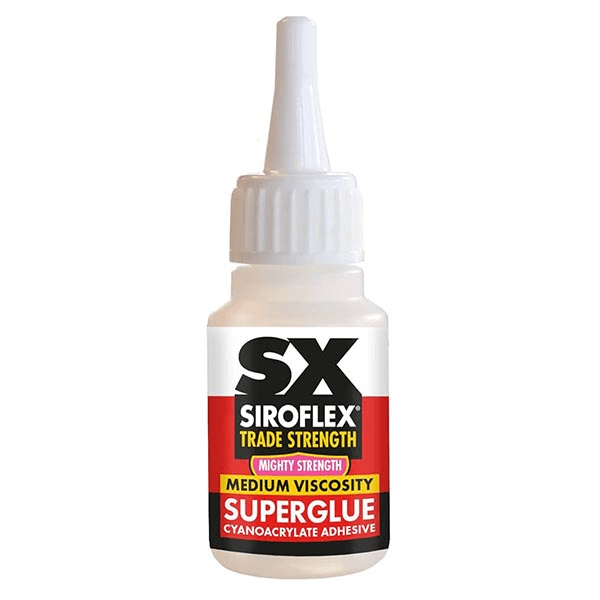 Siroflex SX Mighty Strength Superglue, A Medium Viscosity Ethyl Cyanoacrylate - Image 1