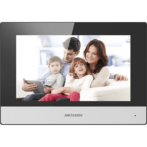 Hikvision DS-KH6320-WTE1 7" IP Video Intercom Indoor Monitor - Image 1