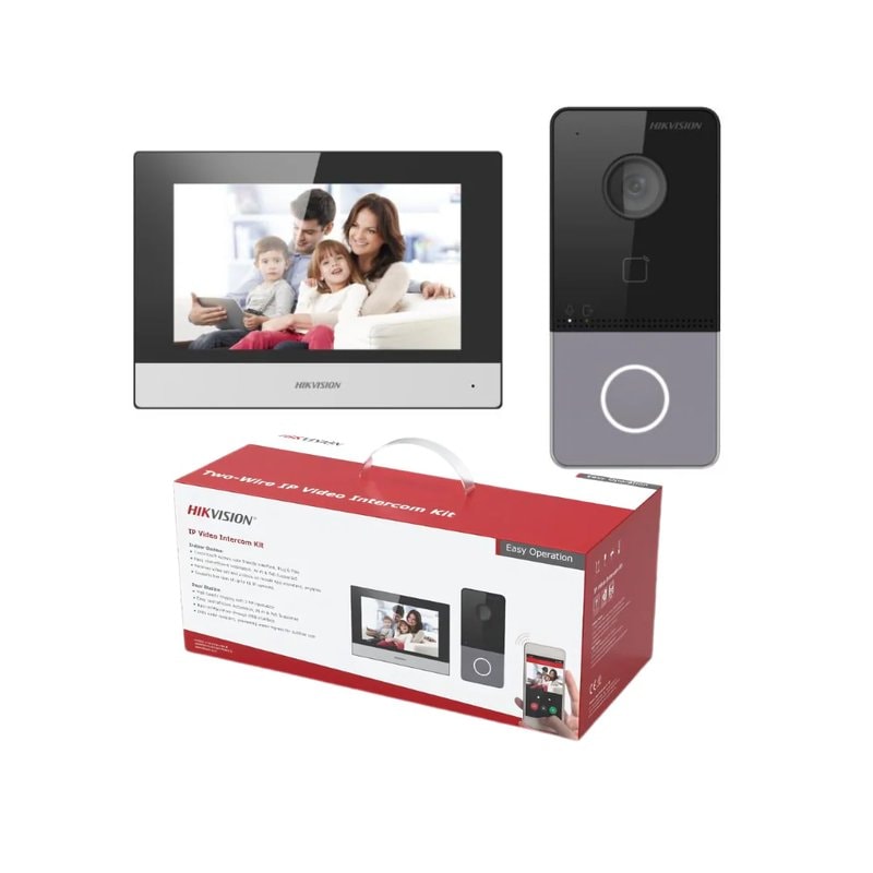 Hikvision IP Video Intercom Kit - Villa & House Bundle with Mobile Control - Image 1