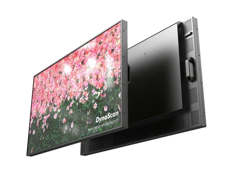 DynaScan DS491LT4 49-inch high brightness professional LCD display with narrow bezel, front view