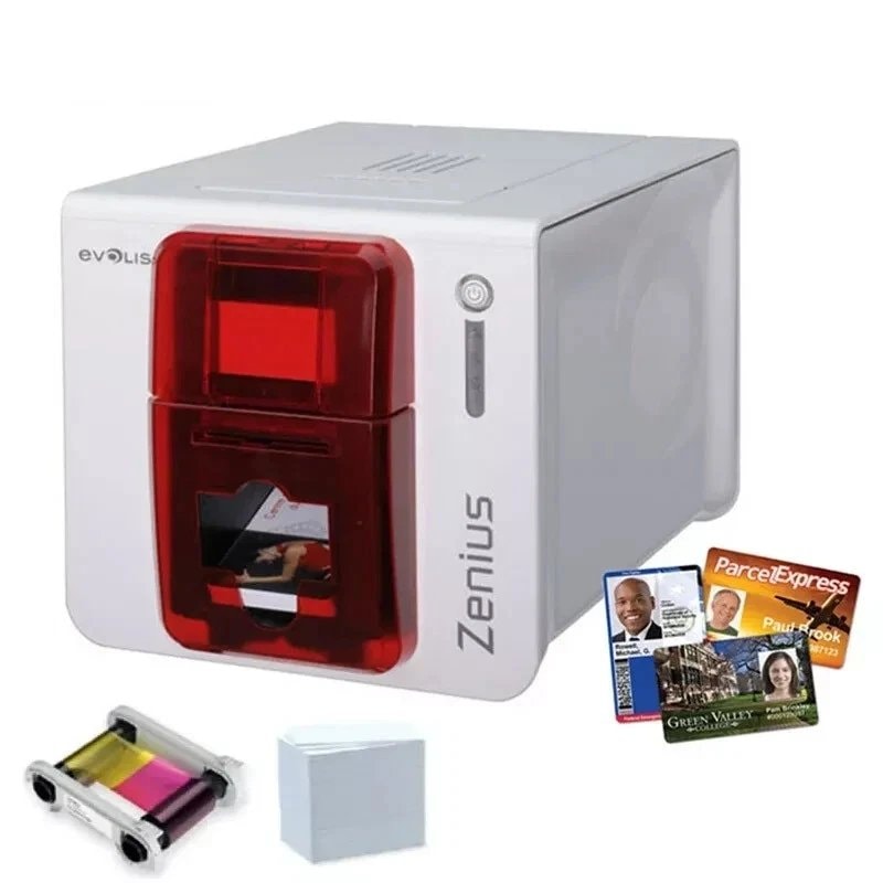 Evolis Zenius Classic single-sided ID card printer, desktop model