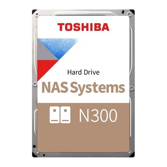 Toshiba N300 18TB NAS Hard Drive 3.5" SATA 7200RPM