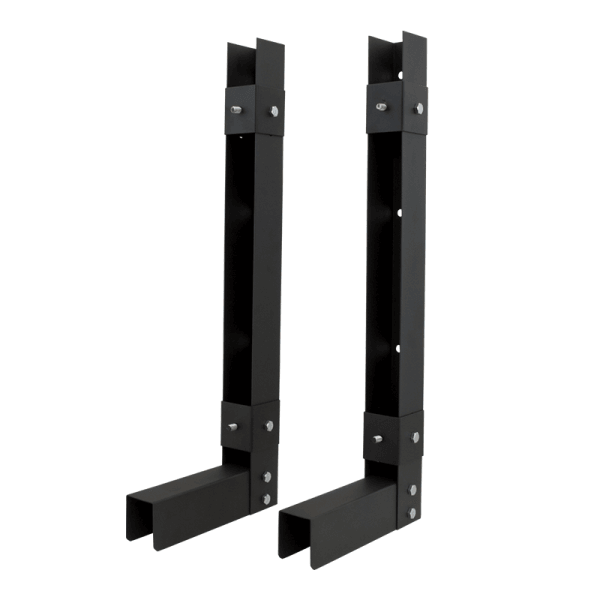 Wall Mount Bracket for DVR Lock Box Steel Black 20.9×3.5×2cm