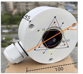 Universal Junction Box CCTV Camera Mount (Indoor & Outdoor/ Waterproof/ White) - Image 1