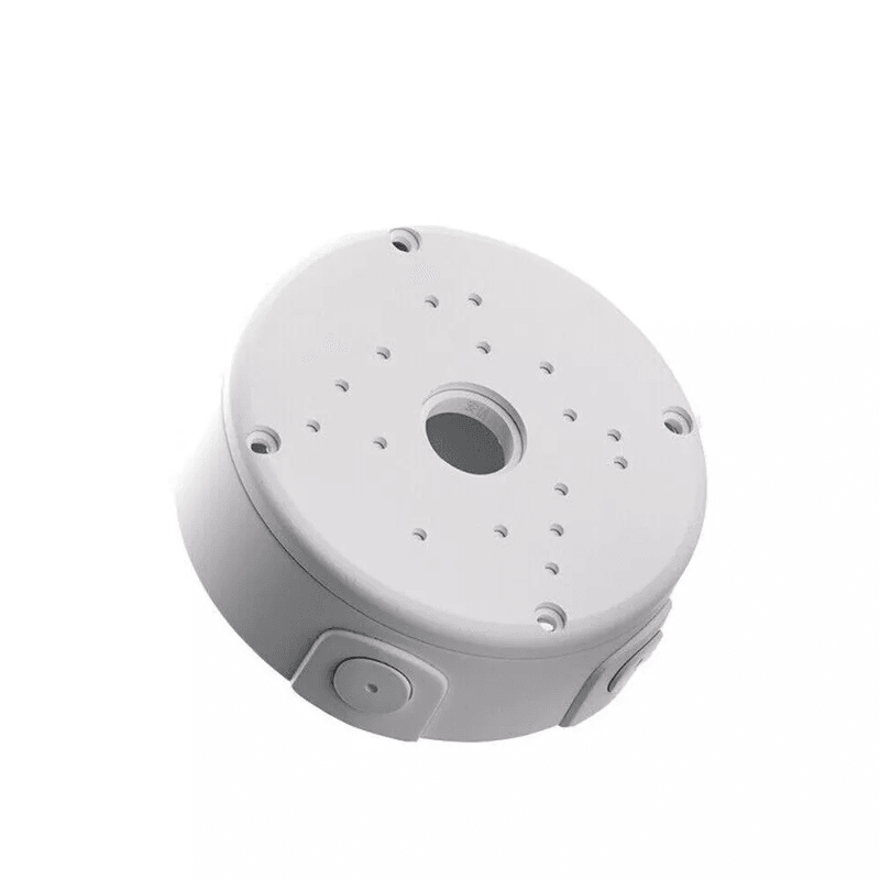 Universal CCTV Camera Junction Box 120×50mm Plastic Mount White