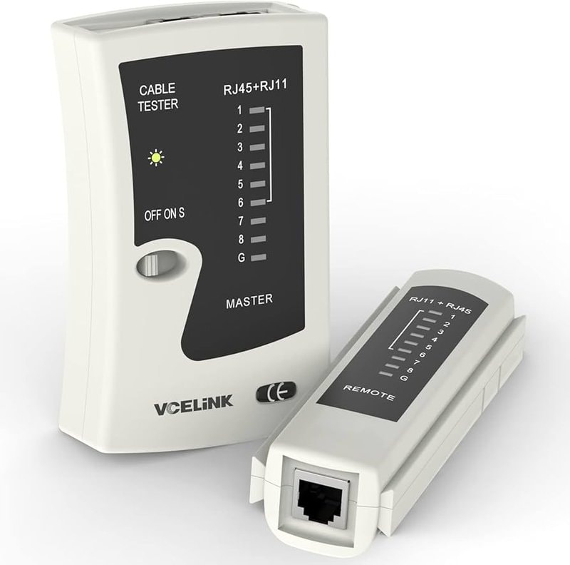 Ethernet LAN Tester RJ45 & RJ11 - Network Cable Tester NSS-468A - Image 1