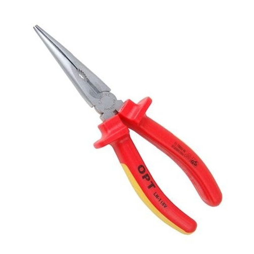 OPT LN-118V 8 Inch VDE Insulated Long Nose Pliers 1000V