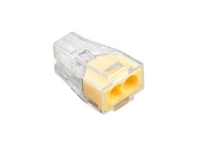 PCT-102 Push Wire Connector 2 Port Inline Terminal Block 250V