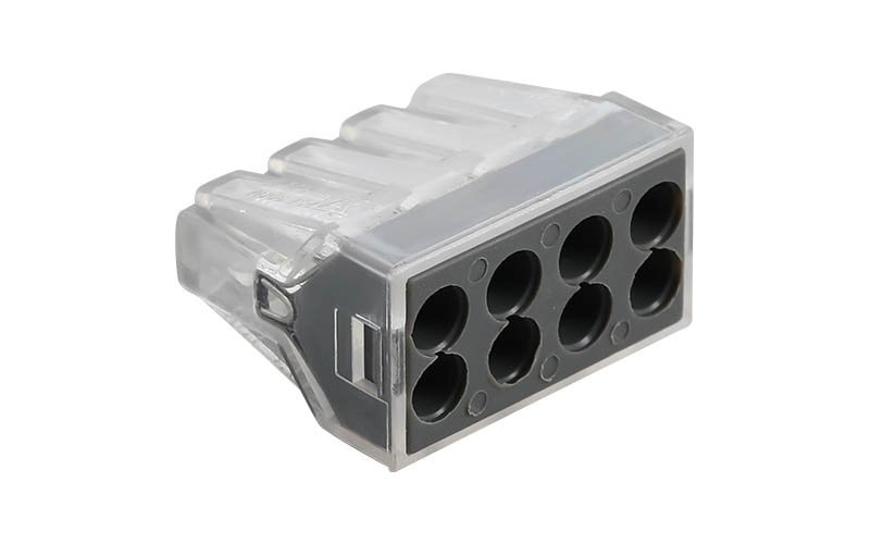 108 Push Wire Connector 8 Port Inline Terminal Block